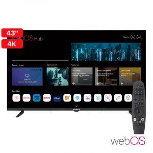 Televisor Smart Advance WADCU43UHD, 43" UHD 4K 3840X2160, Wireless, LAN
