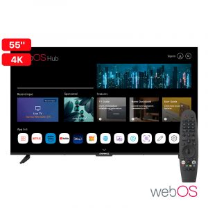 Televisor Smart Advance WADVU55K50, 55" UHD 4K, 3840X2160, Wireless, LAN