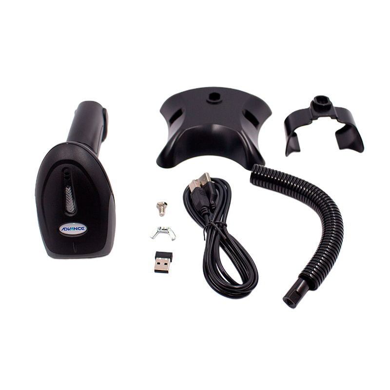 Escáner de Codigo de Barras 1D y 2D Wireless Advance ADV-6013, 2.4G , incluye reposador - Image 3