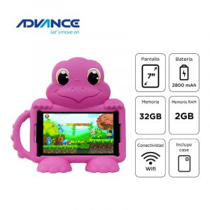 Tablet Advance Intro TR6959, 7" IPS 1024x600, Android 12 Go, 32GB, 2GB RAM, Wi-Fi, Pink