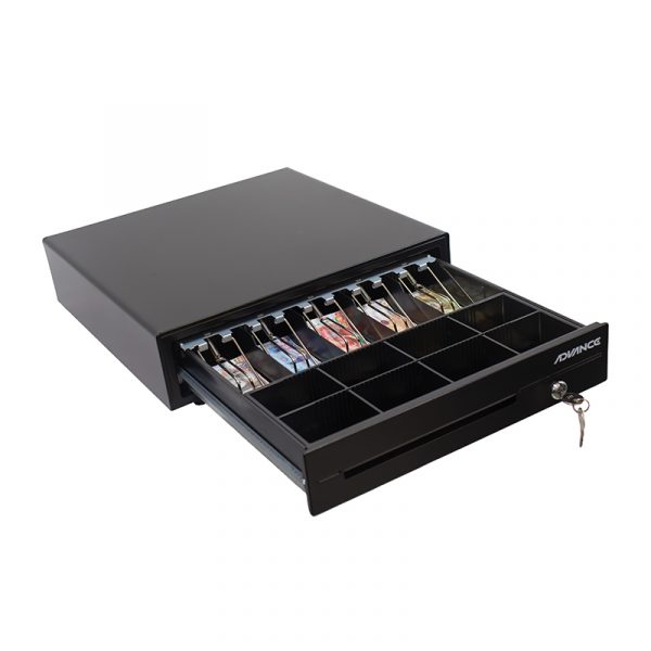 Caja para efectivo Advance ADV-6406, 5 ranuras, RJ11, Negro - Image 4