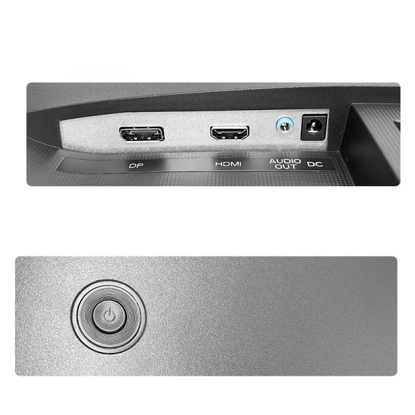 Monitor Curvo Advance ADV-2452S, 23.6" FHD VA, 100 Hz, 1 ms, HDMI, DP, Parlantes, Negro - Image 5