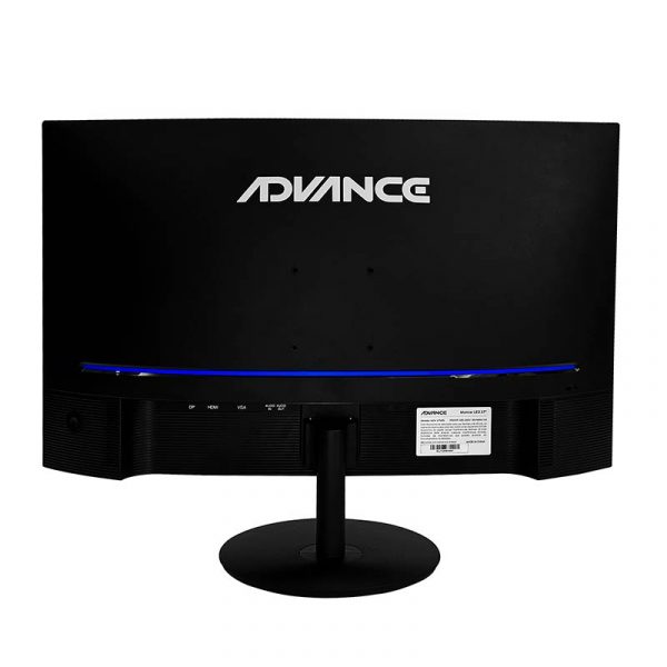 Monitor Curvo Advance ADV-2751S, 27" FHD VA, 100 Hz, 1 ms, HDMI, DP, Parlantes, Negro - Image 3